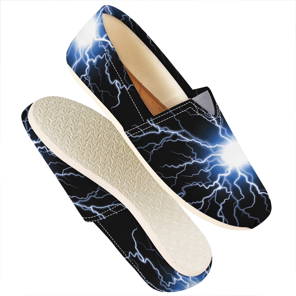 Lightning Spark Print Casual Shoes