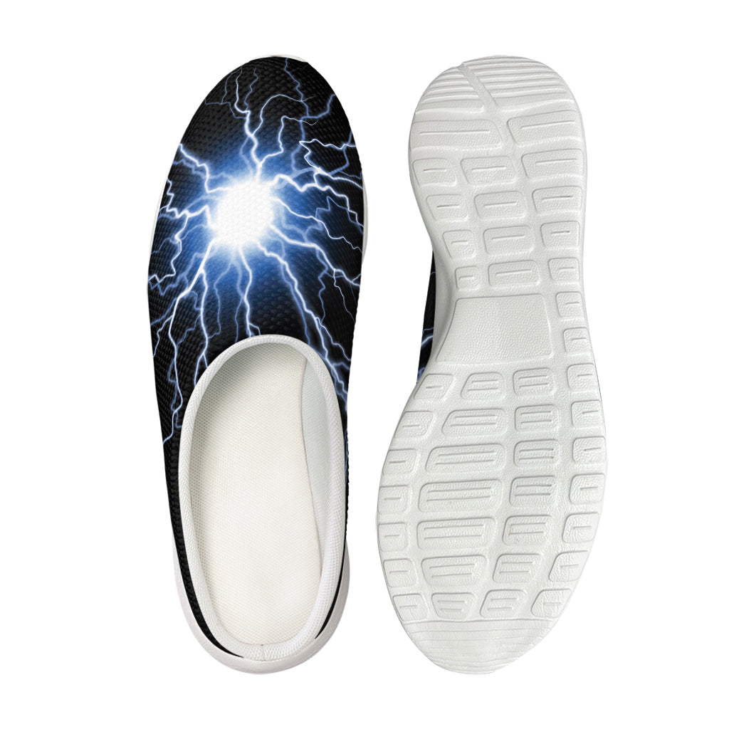 Lightning Spark Print Mesh Casual Shoes