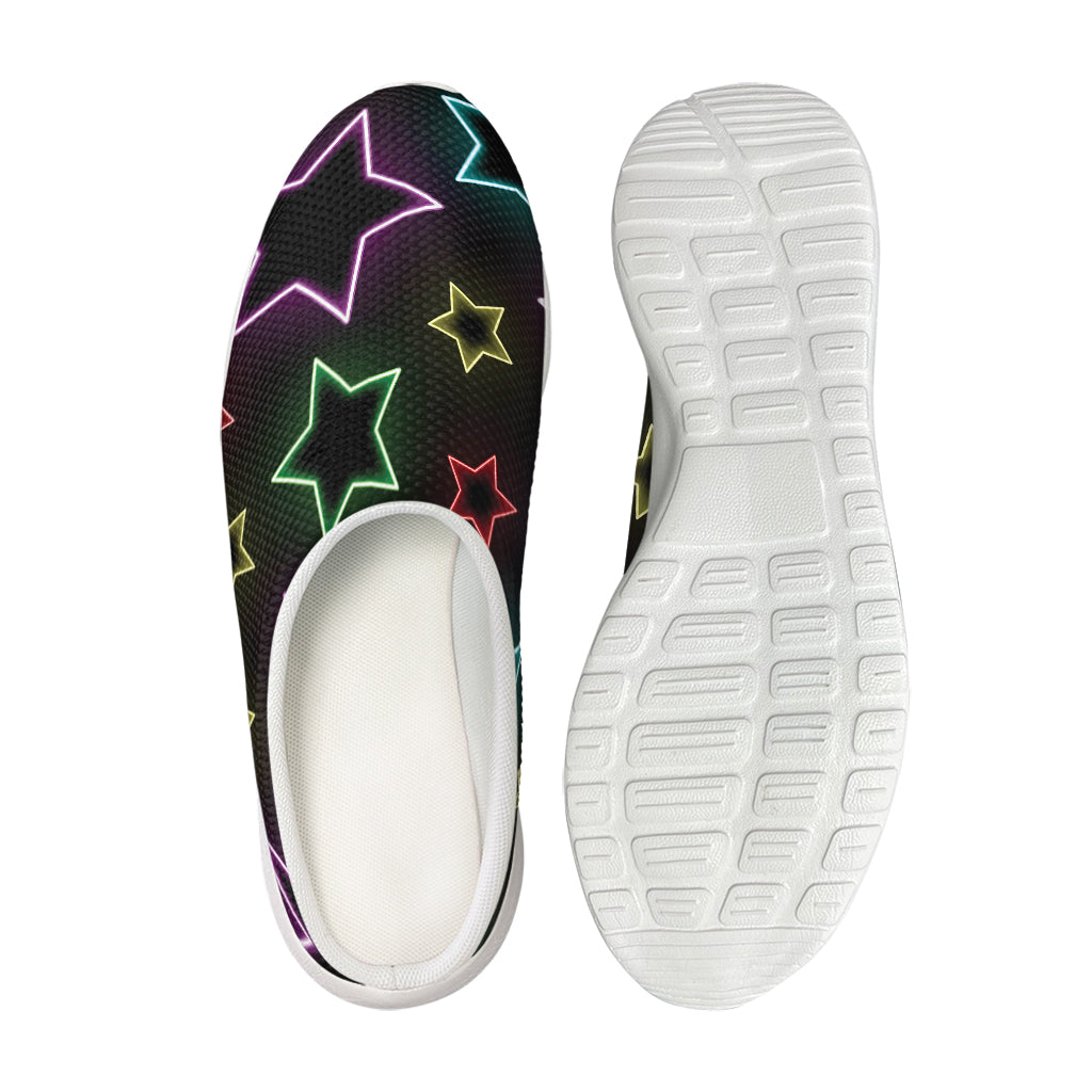 Lights Star Pattern Print Mesh Casual Shoes