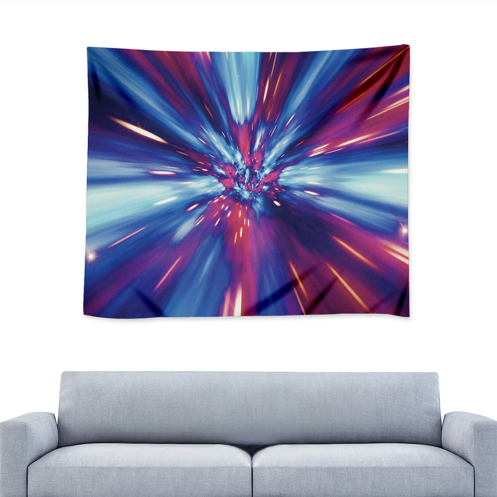 Lightspeed Vortex Print Tapestry