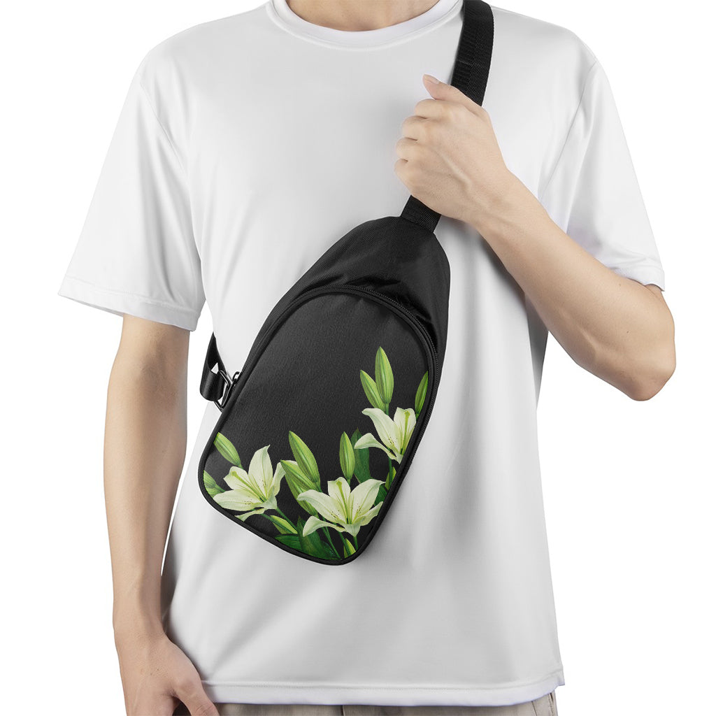 Lily Floral Print Chest Bag