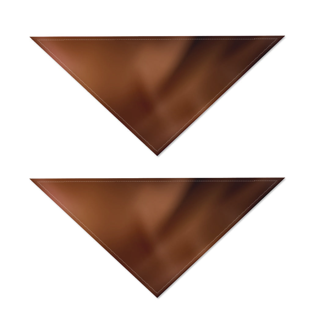 Liquid Chocolate Print Dog Bandana