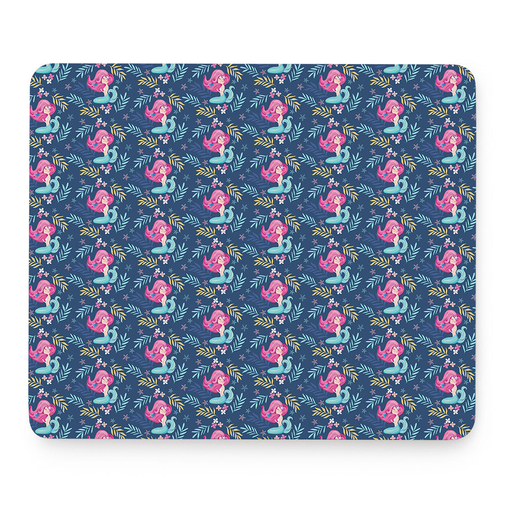Little Cute Mermaid Pattern Print Mouse Pad