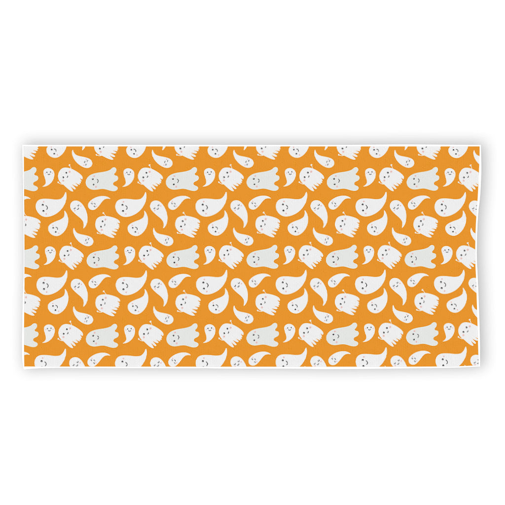 Little Halloween Ghost Pattern Print Beach Towel