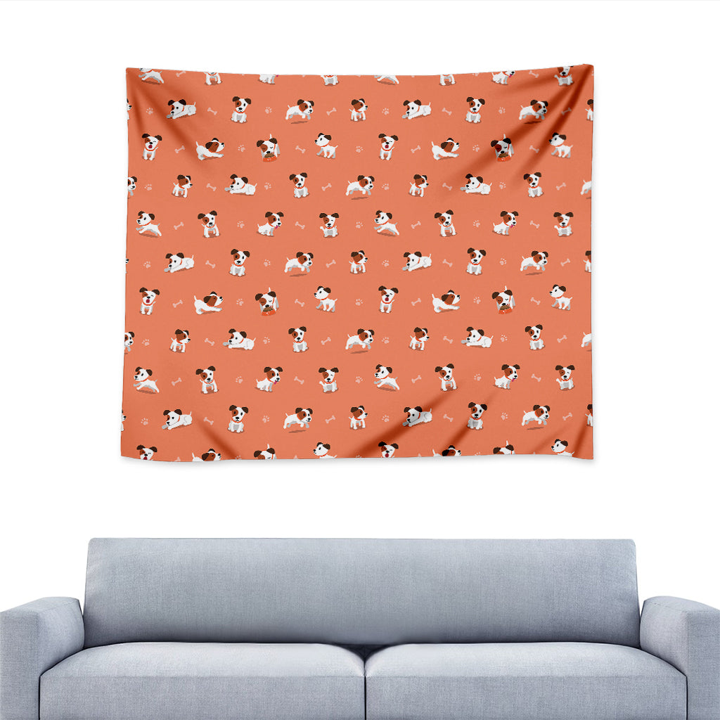 Little Jack Russell Terrier Print Tapestry