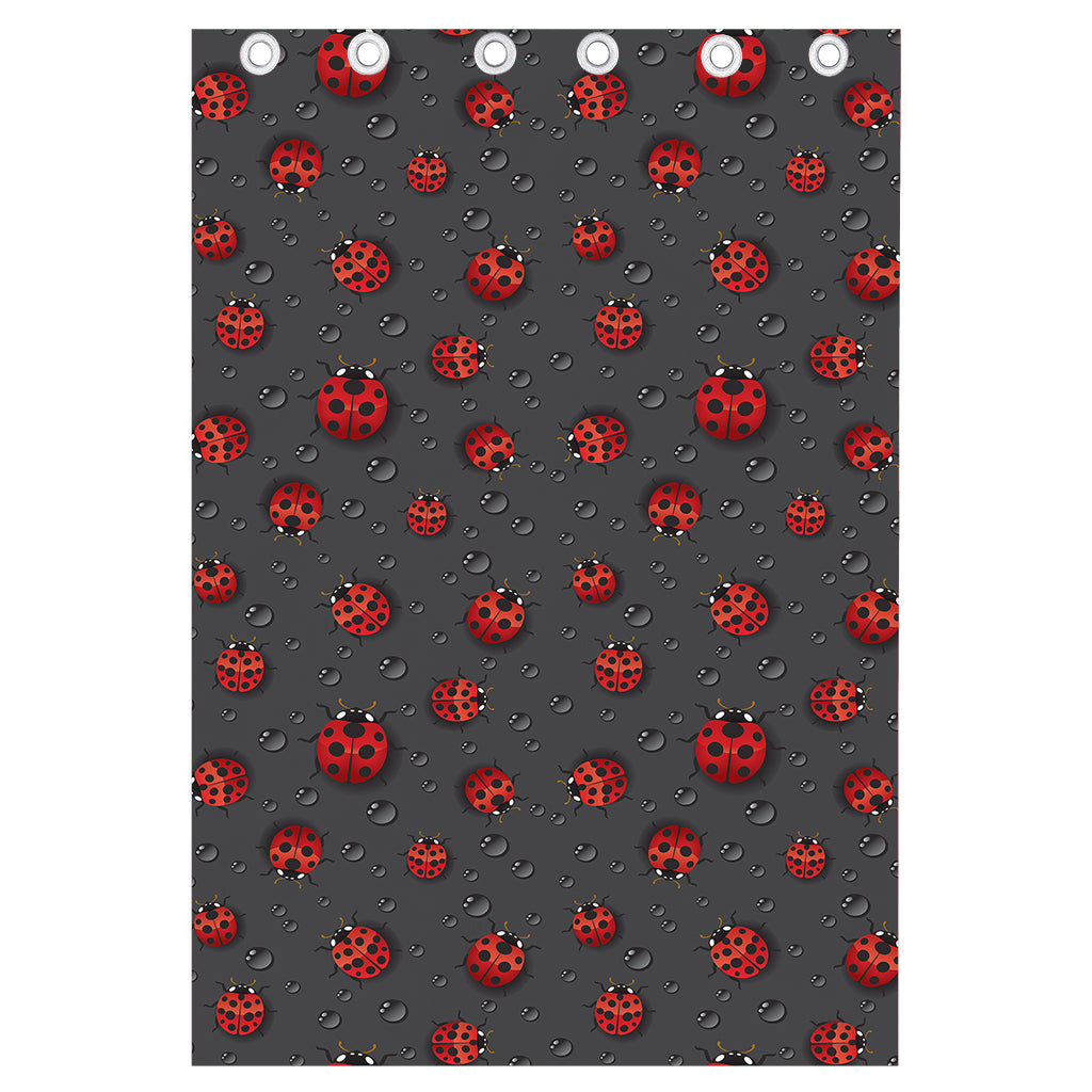 Little Ladybird Pattern Print Curtain