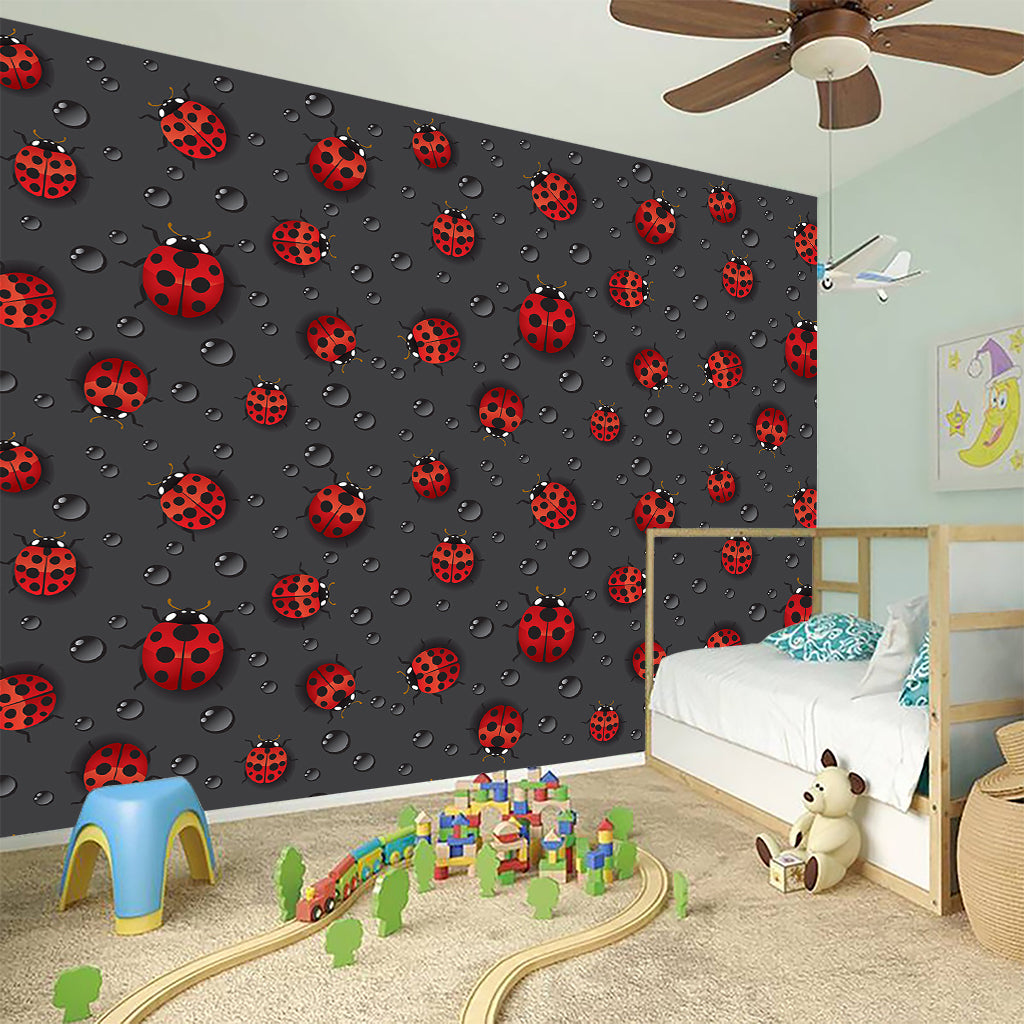 Little Ladybird Pattern Print Wall Sticker