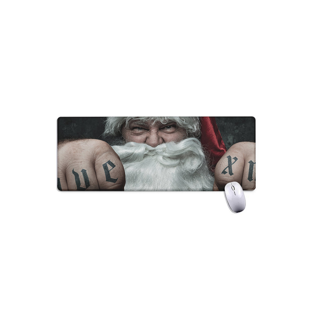 Love Xmas Santa Claus Print Extended Mouse Pad
