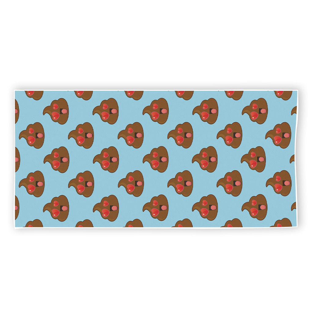 Lovely Poop Pattern Print Beach Towel