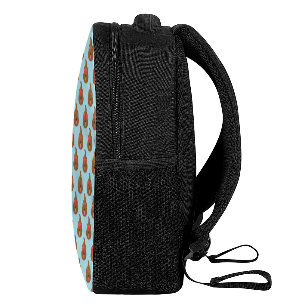 Lovely Poop Pattern Print Casual Backpack