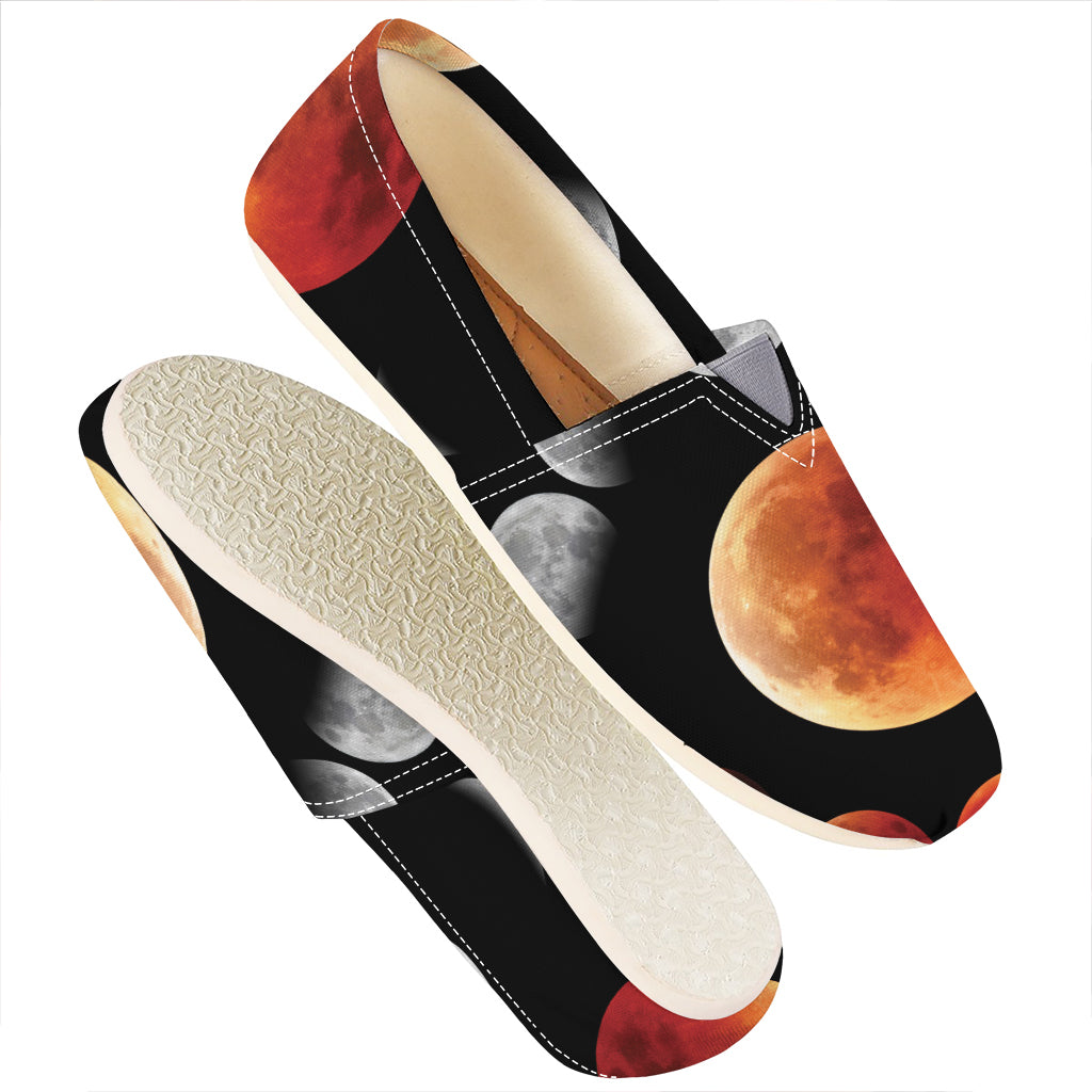 Lunar Eclipse Cycle Print Casual Shoes