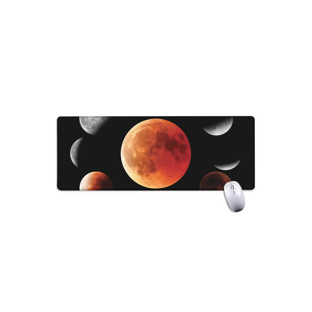 Lunar Eclipse Cycle Print Extended Mouse Pad