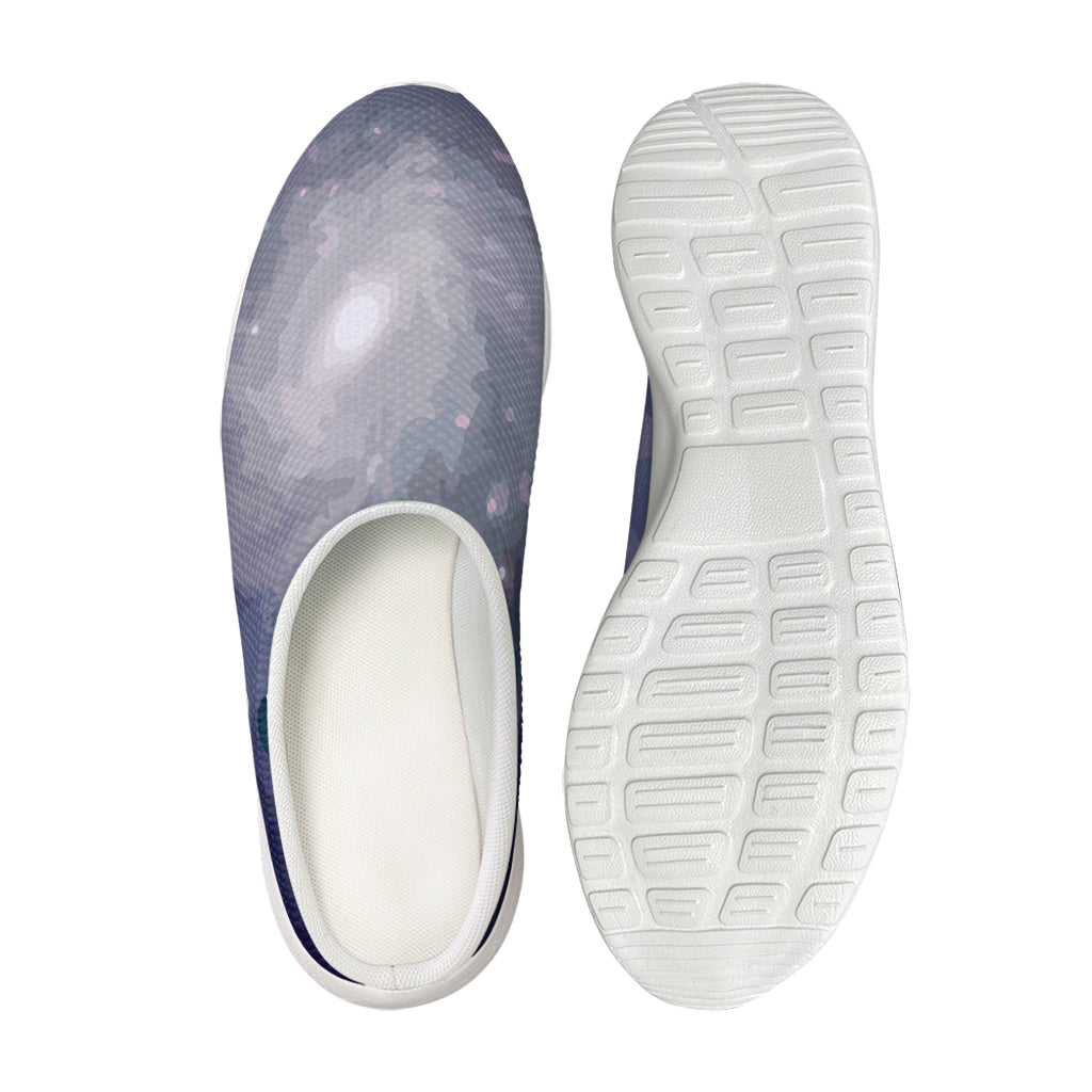 Lunar Phase Cycle Print Mesh Casual Shoes