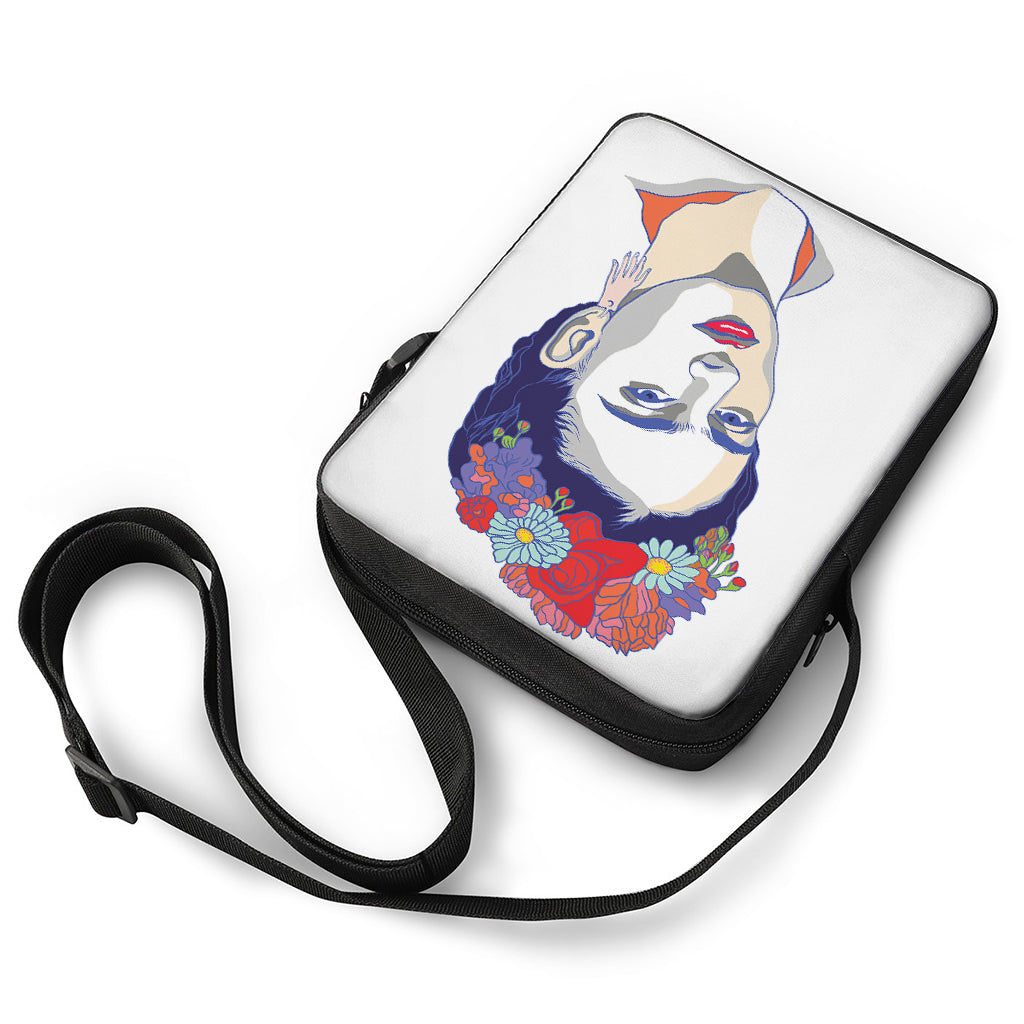 Magdalena Carmen Frida Kahlo Print Rectangular Crossbody Bag