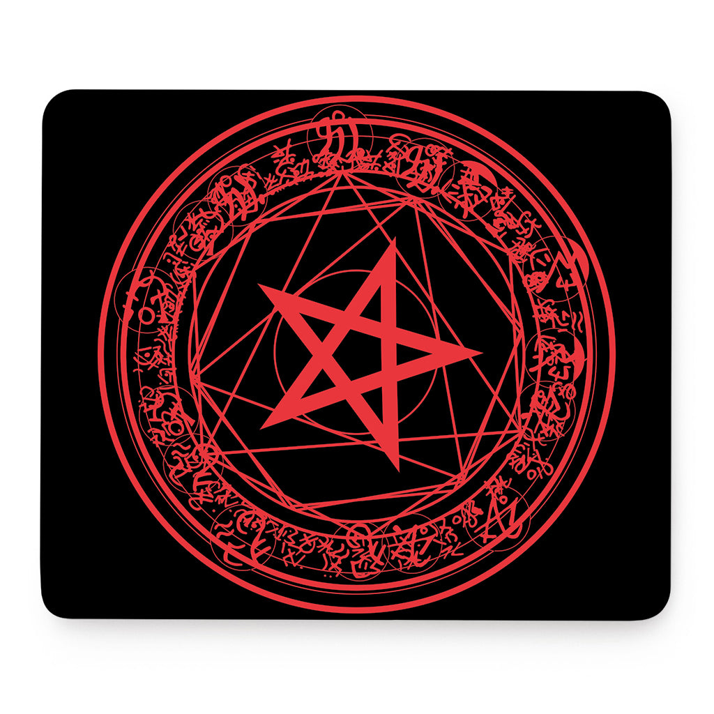 Magic Pentagram Symbol Print Mouse Pad