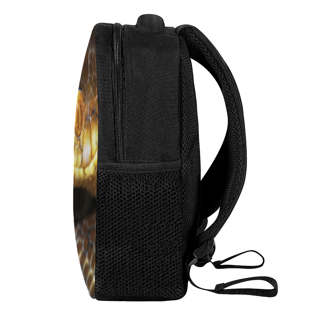 Malagasy Cat Eyed Snake Print Casual Backpack