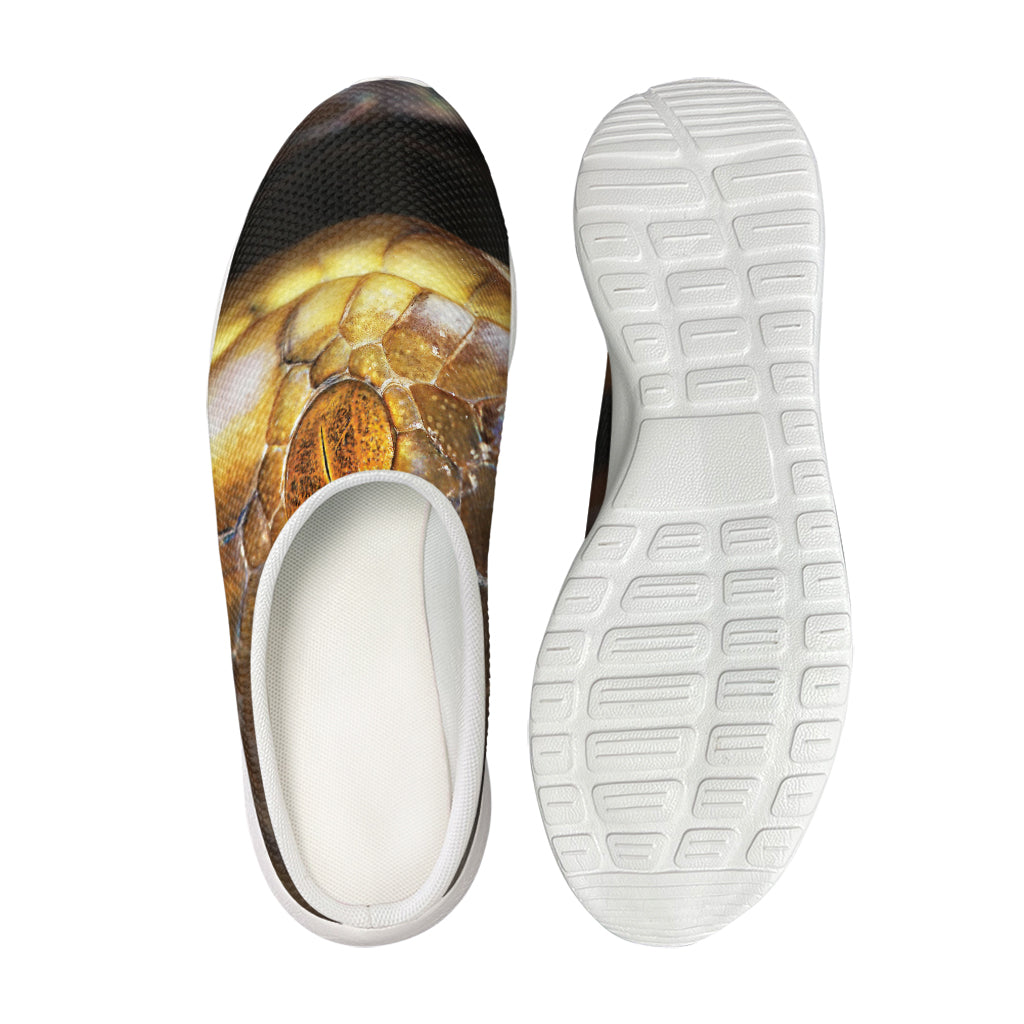 Malagasy Cat Eyed Snake Print Mesh Casual Shoes