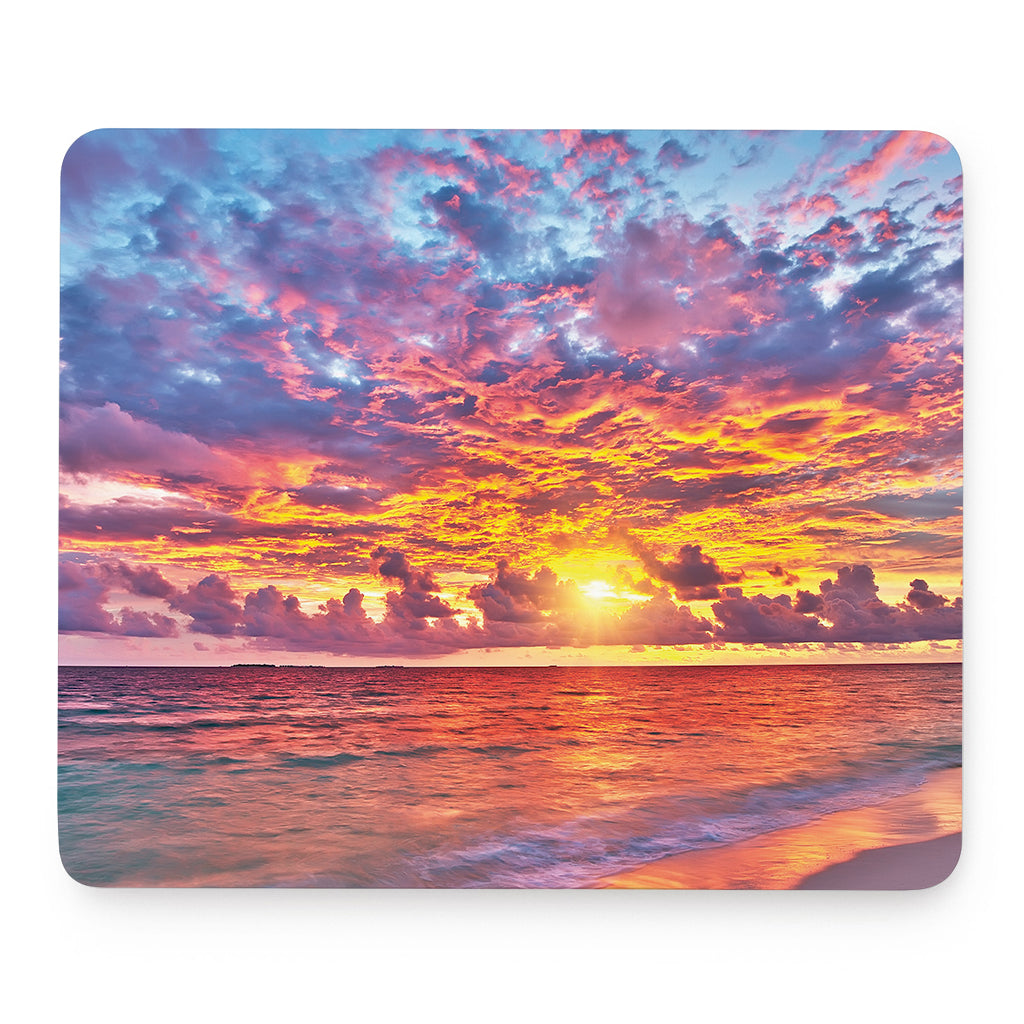 Maldives Sunset Print Mouse Pad
