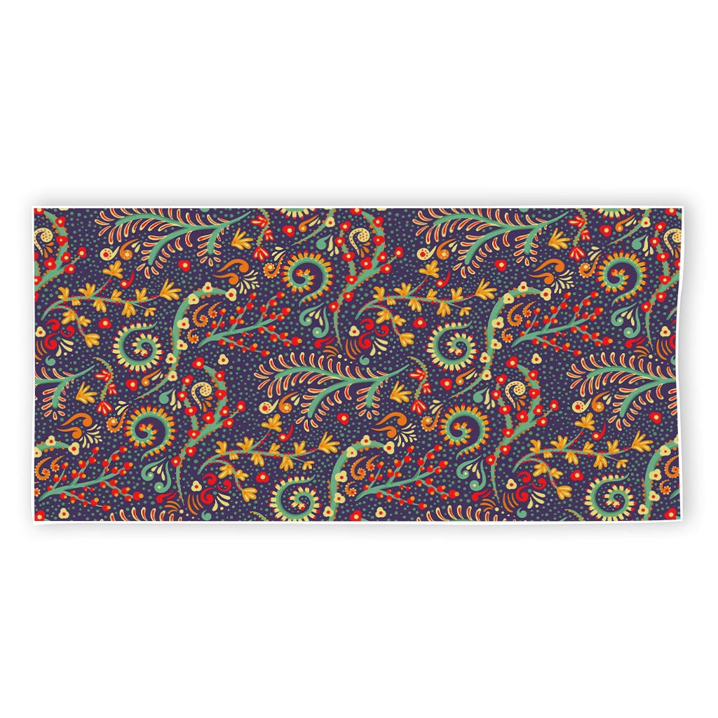 Mandala Floral Bohemian Pattern Print Beach Towel