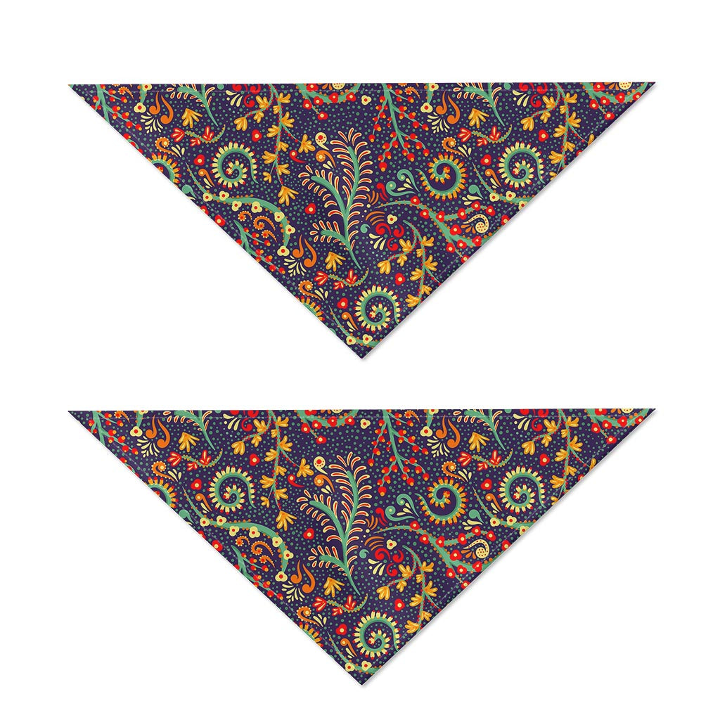 Mandala Floral Bohemian Pattern Print Dog Bandana