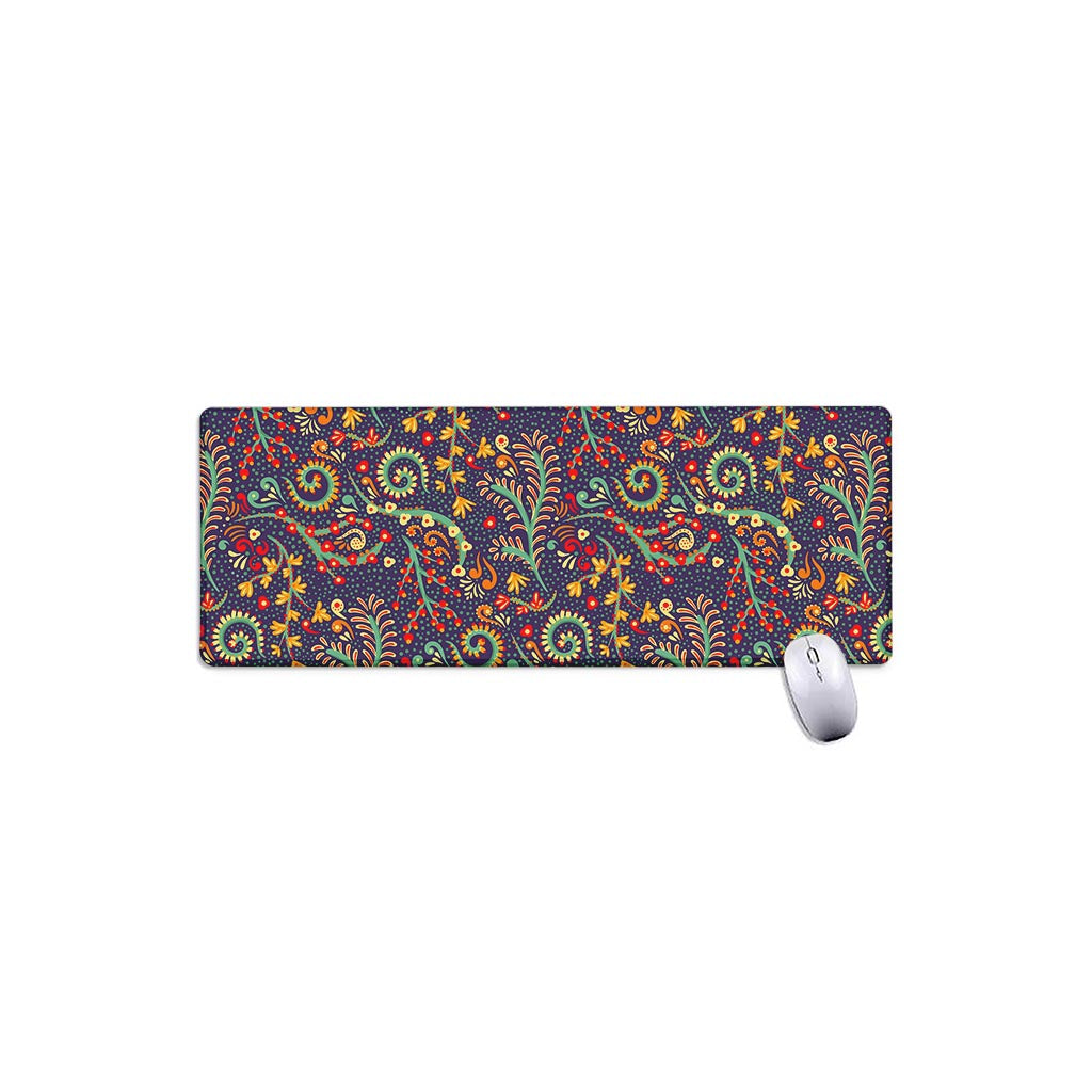 Mandala Floral Bohemian Pattern Print Extended Mouse Pad