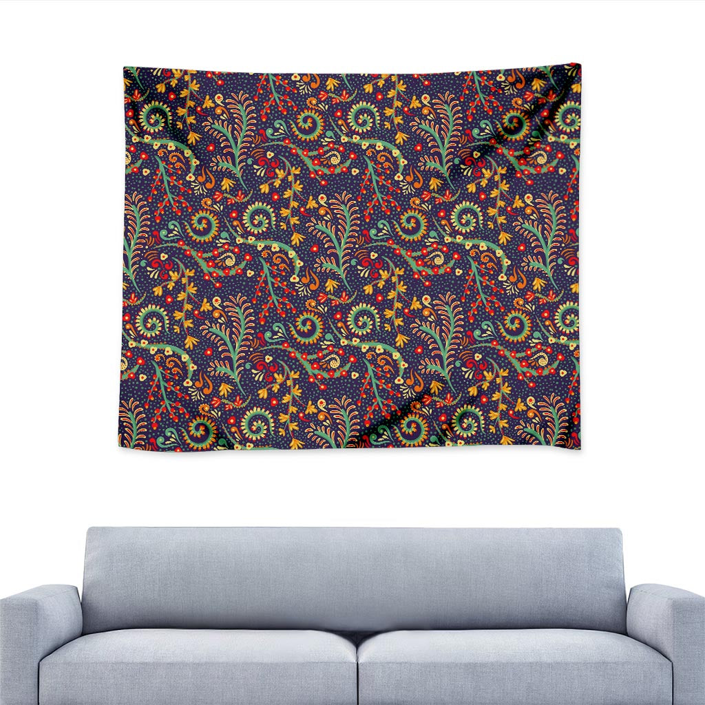 Mandala Floral Bohemian Pattern Print Tapestry