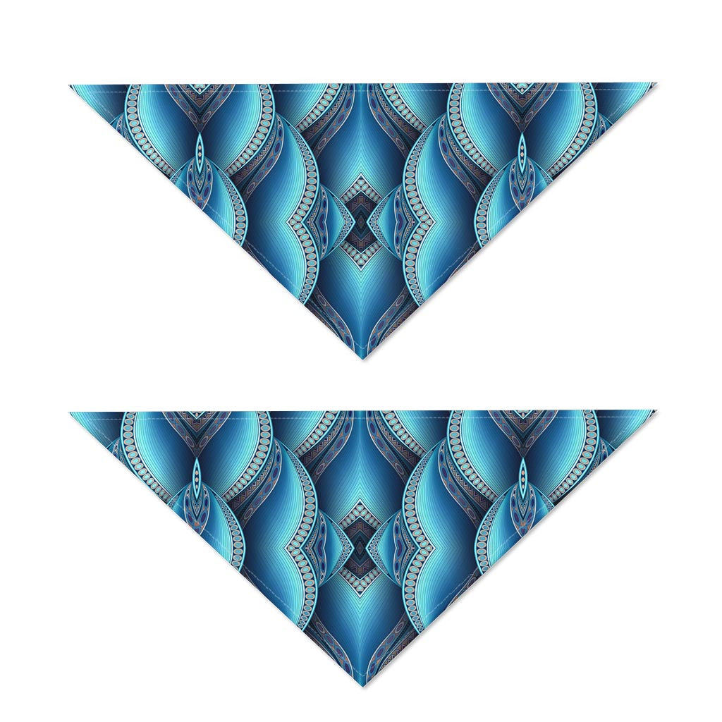 Mandala Waves Bohemian Pattern Print Dog Bandana