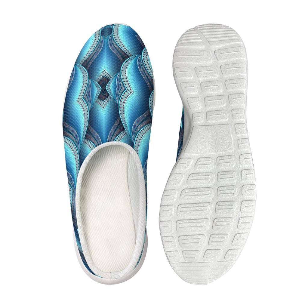 Mandala Waves Bohemian Pattern Print Mesh Casual Shoes