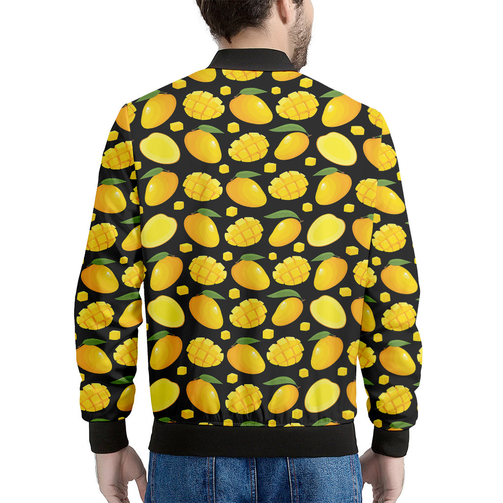 Mango Pattern Print Men's Bomber Jacket
