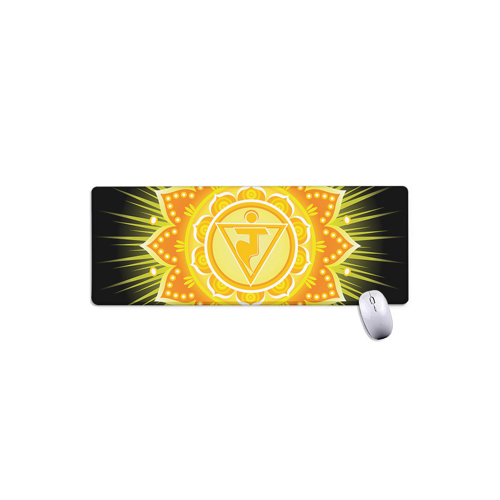 Manipura Chakra Mandala Print Extended Mouse Pad