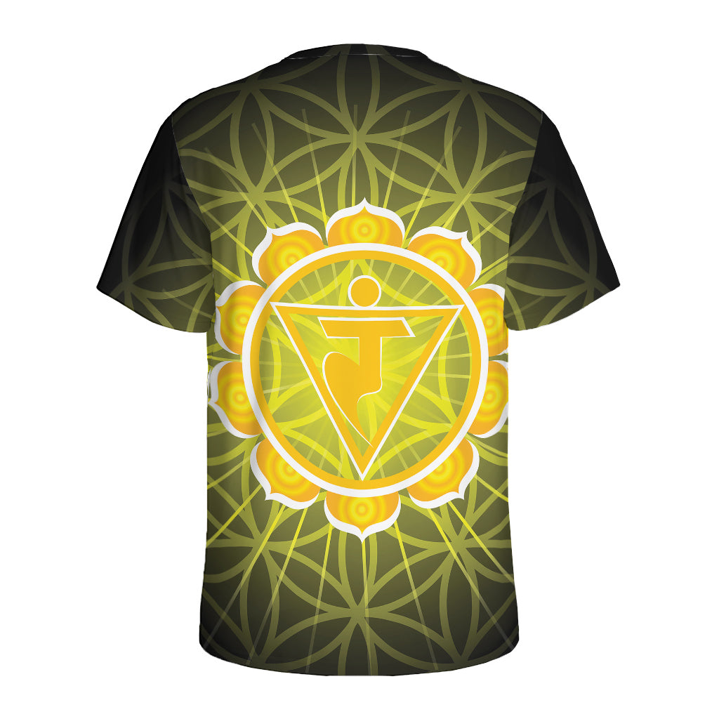 Manipura Chakra Spiritual Print Men's Sports T-Shirt