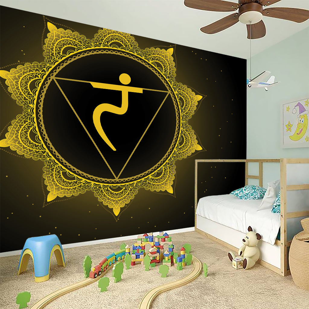 Manipura Chakra Symbol Print Wall Sticker