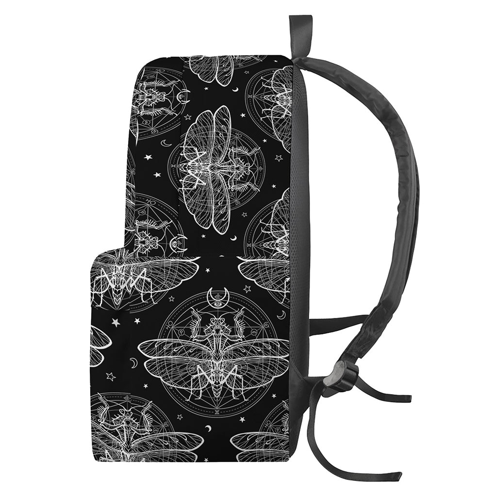 Mantis Spirit Animal Pattern Print Backpack