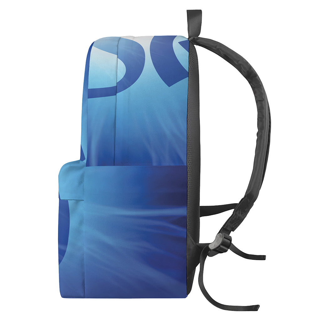 Mantra Om Print Backpack