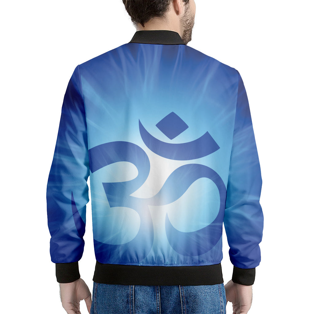 Mantra Om Print Men's Bomber Jacket