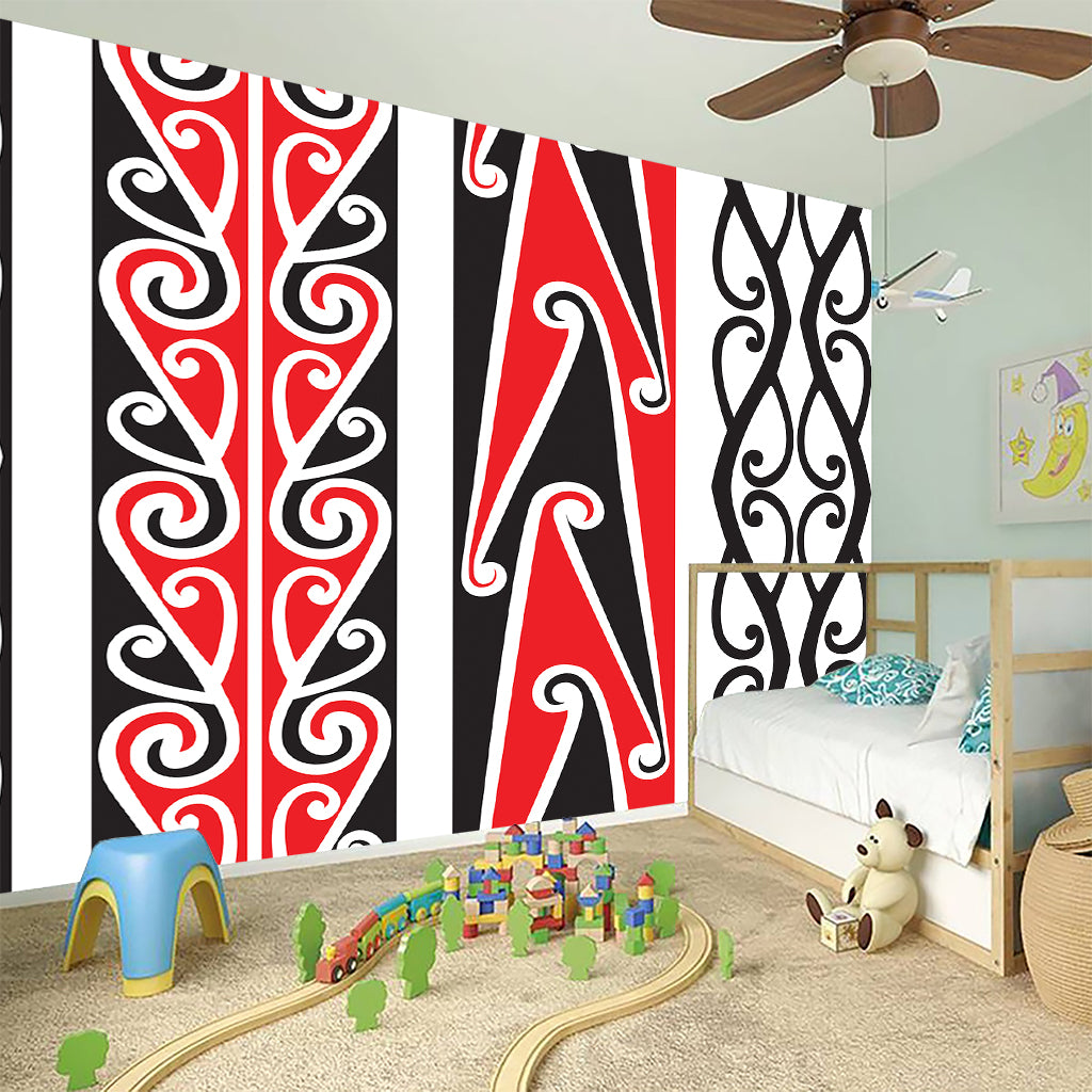 Maori Tribal Print Wall Sticker