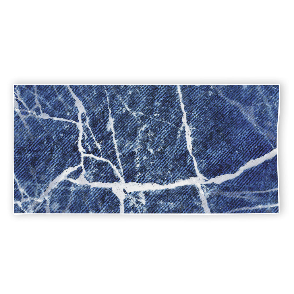 Marble Denim Jeans Pattern Print Beach Towel