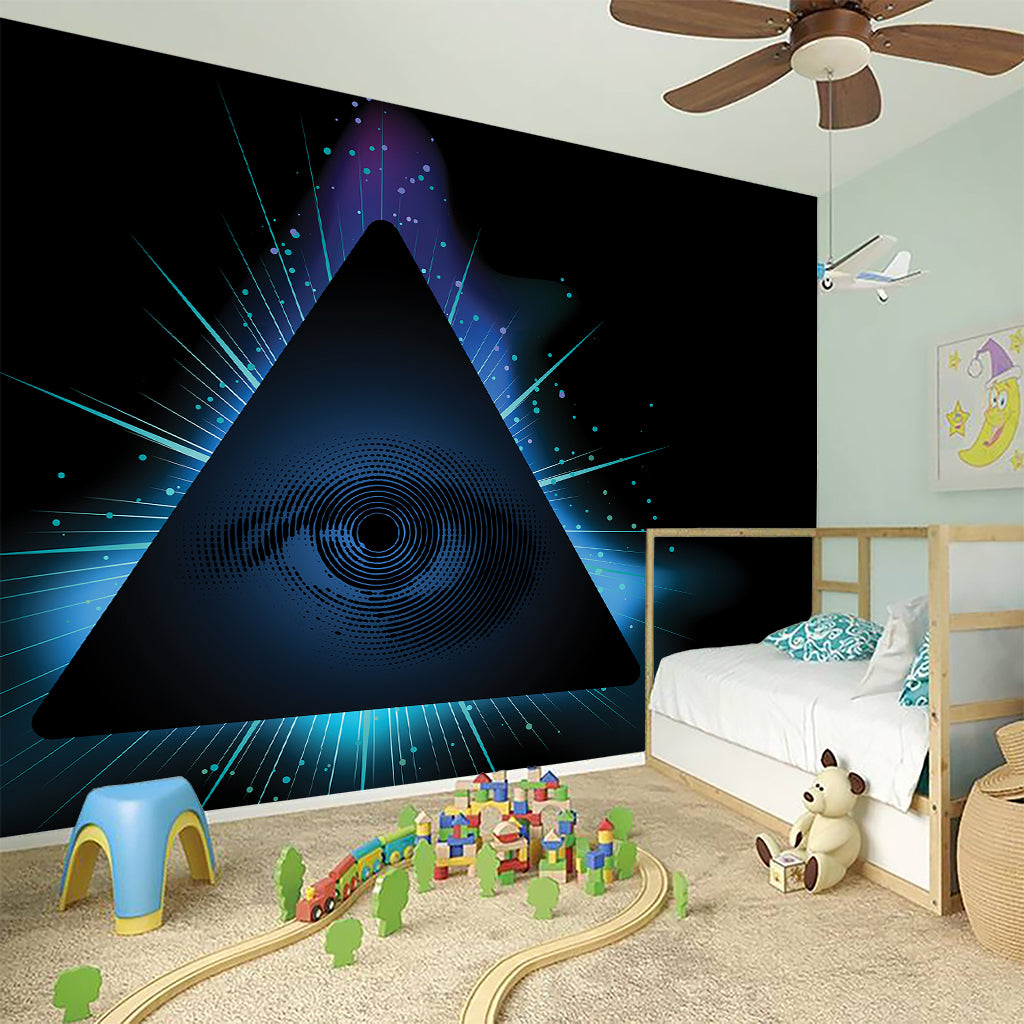 Masonic Eye All Seeing Print Wall Sticker
