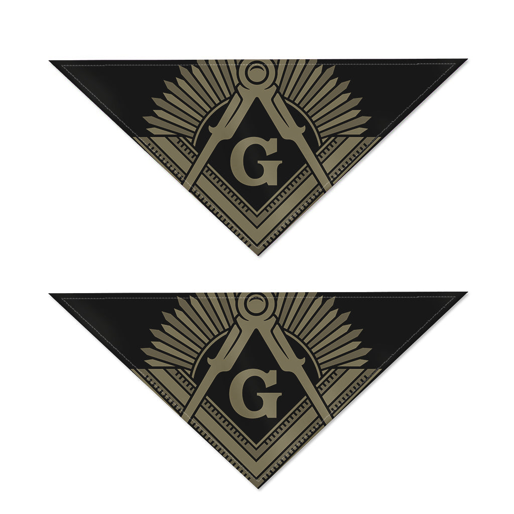 Masonic Freemasonry Print Dog Bandana