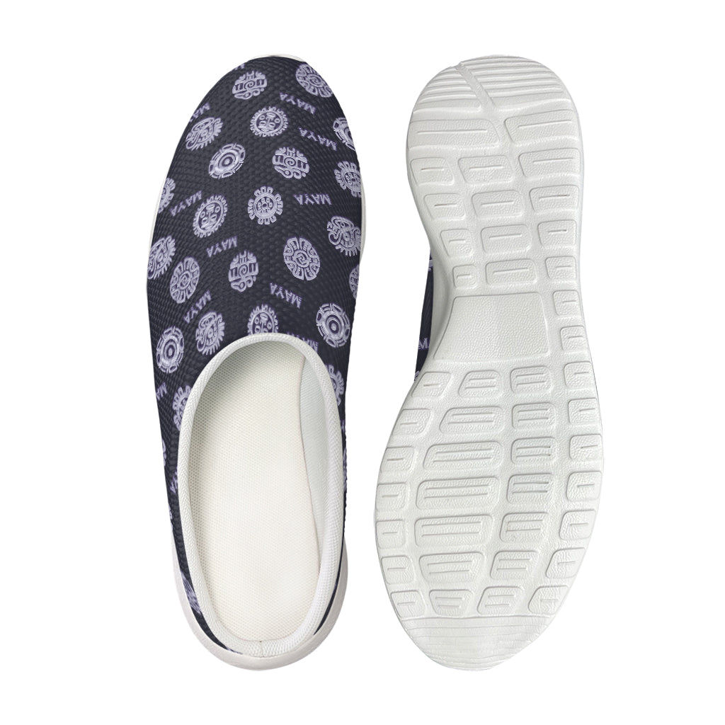 Maya Symbol Pattern Print Mesh Casual Shoes