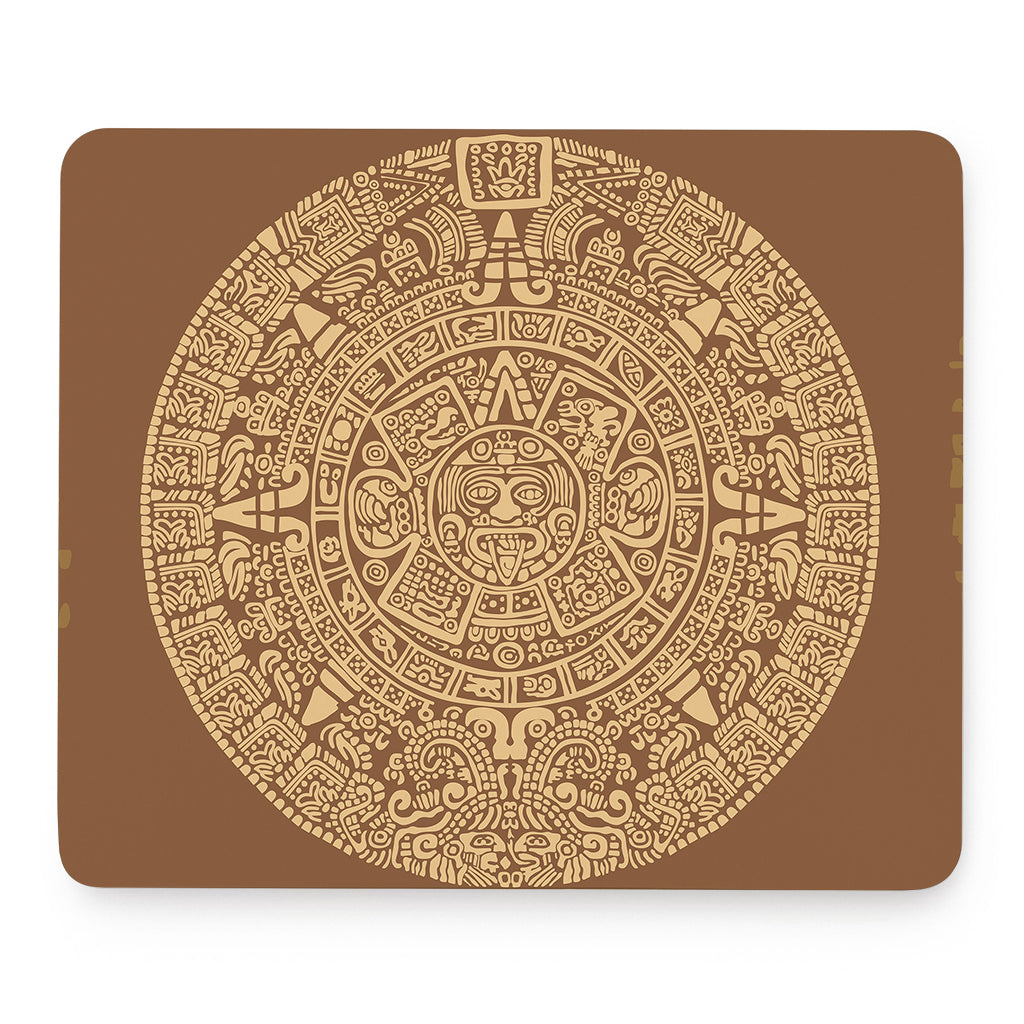 Mayan Calendar Print Mouse Pad