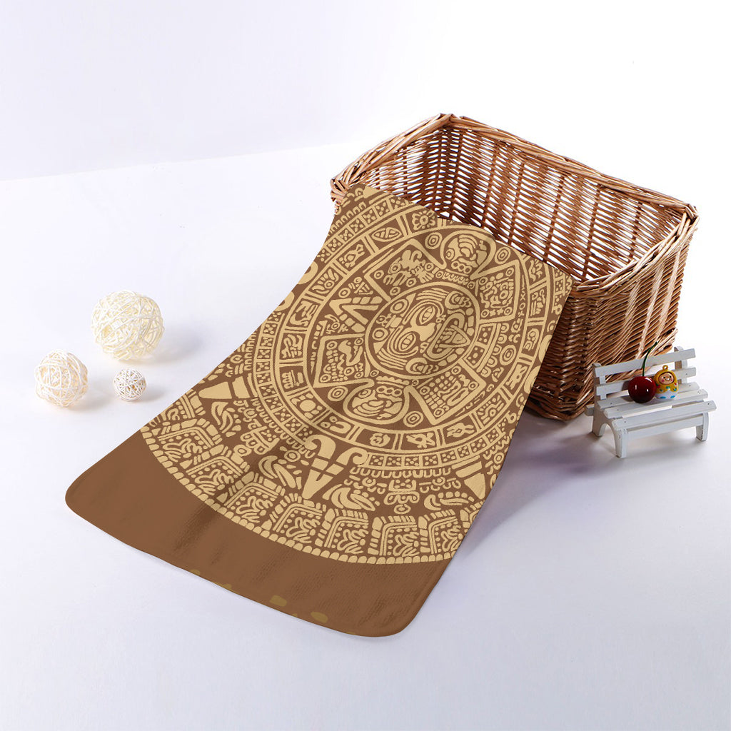 Mayan Calendar Print Towel