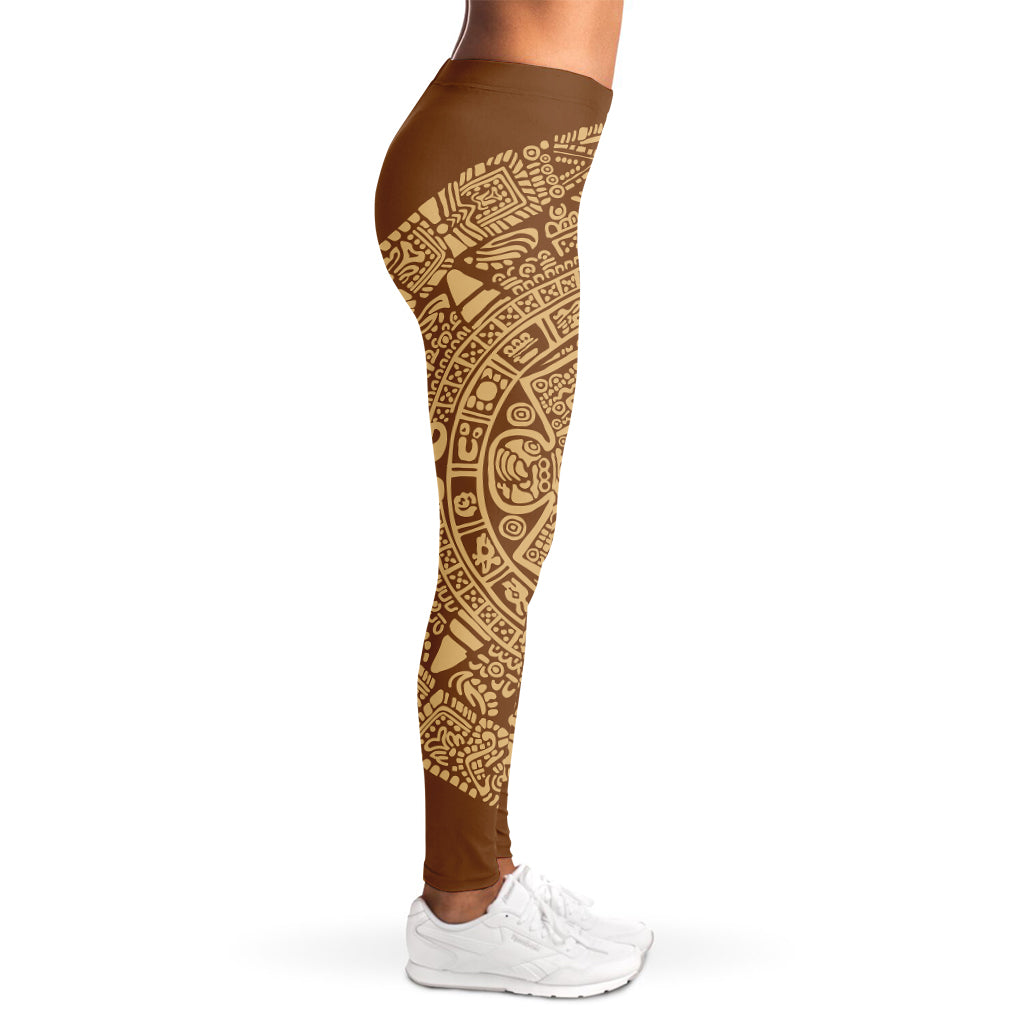 Mayan Calendar Print Women's Leggings