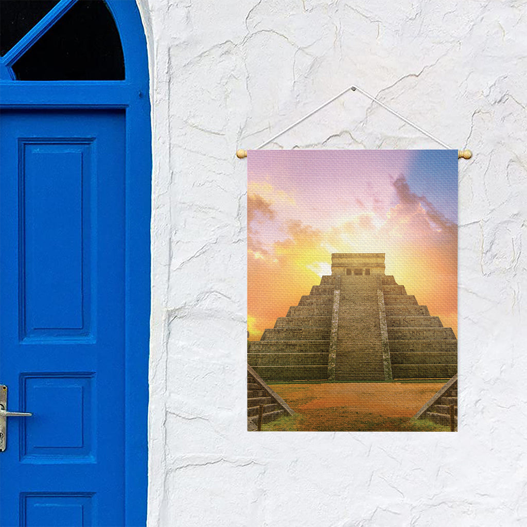 Mayan Civilization Print Garden Flag