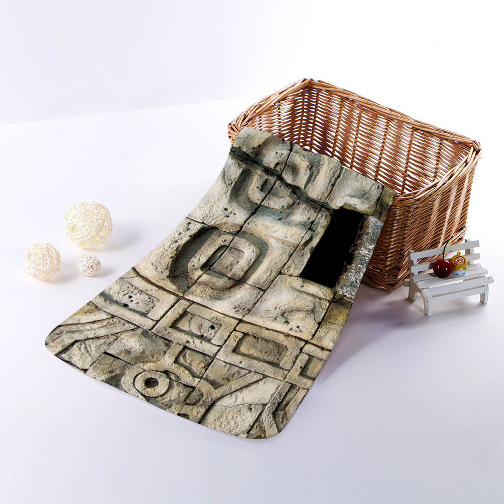 Mayan Stone Print Towel