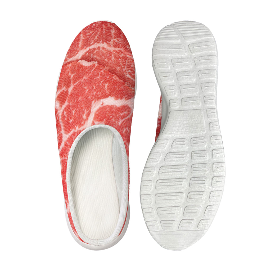 Meat Print Mesh Casual Shoes