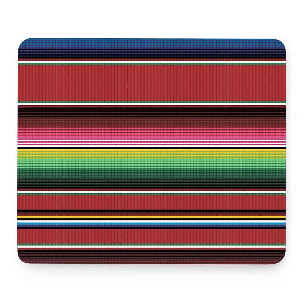 Mexican Serape Blanket Pattern Print Mouse Pad