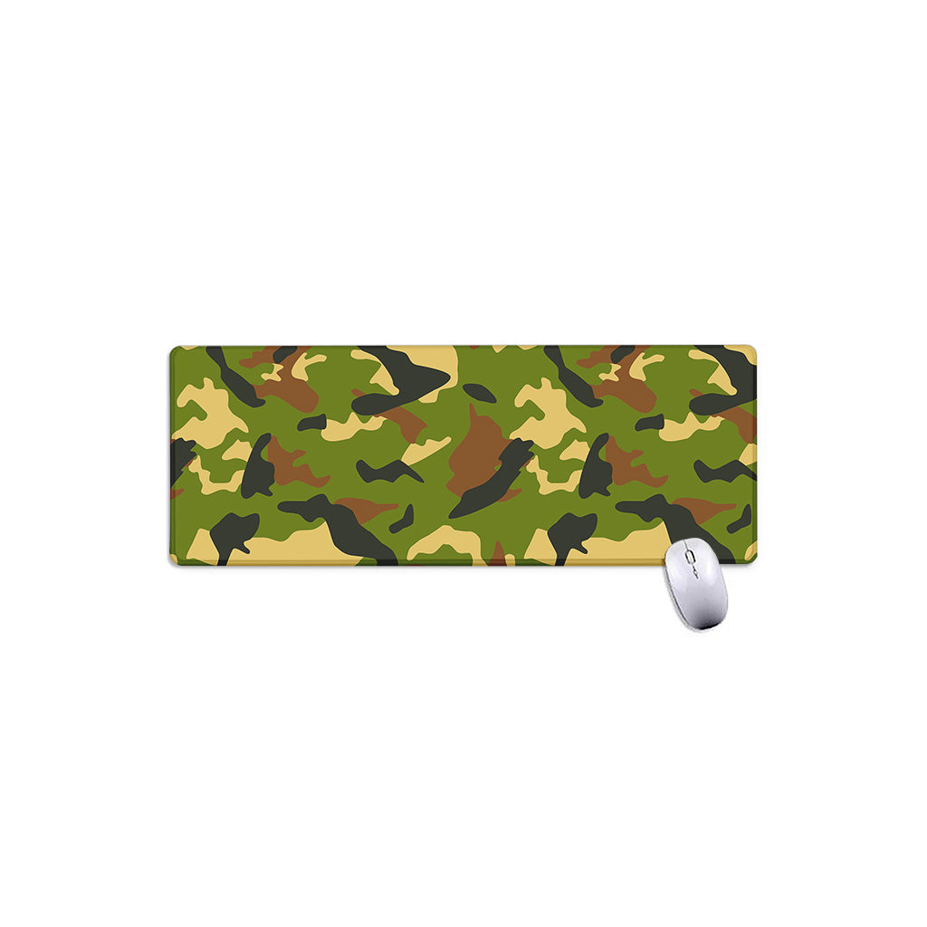Military Camouflage Print Extended Mouse Pad