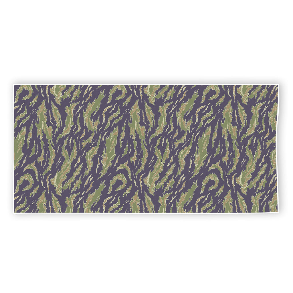 Military Tiger Stripe Camouflage Print Beach Towel