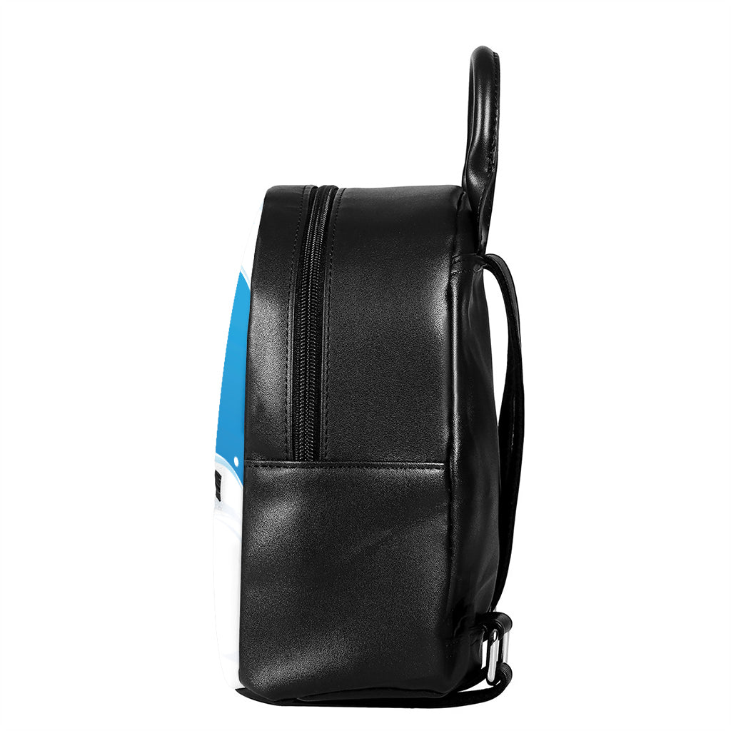 Milk Print Leather Backpack